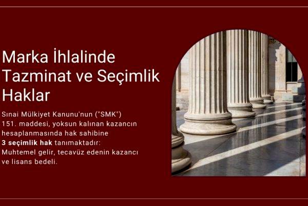 marka ihlalinde tazminat ve seçimlik haklar